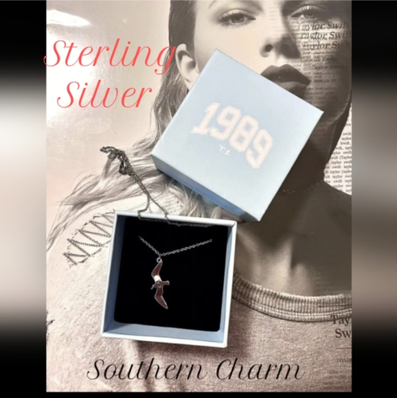 🆕 📢📢Last One...Taylor Swift STERLING SILVER Necklace. - Picture 4 of 9